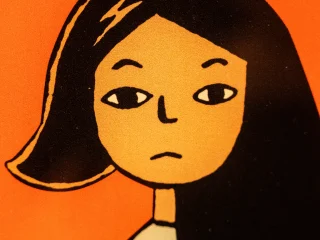 Copertina di Persepolis, Tavola originale tratta da Persepolis, la graphic novel autobiografica con cui Marjane Satrapi ha esordito nel mondo del fumetto. Pubblicata in Francia da L’Association, è diventata un’opera di riferimento a livello internazionale, tradotta in numerose lingue e capace di raggiungere anche un pubblico non abituale del fumetto.